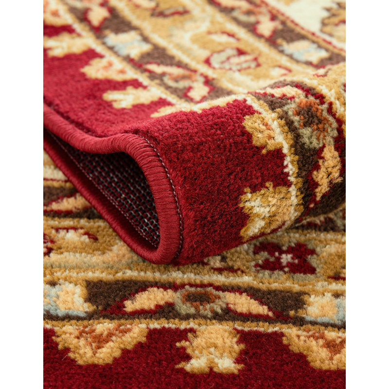 Tapis oriental Niles, Rectangle 3 pi 1 po x 5 pi 3 po, Rouge