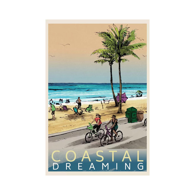 Coastal Dreaming by Lanie Loreth - Painting on Canvas, 66.04cm H x 45.72cm W x 3.81cm D, Wrapped Canvas