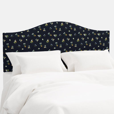 Mayfair Headboard In Ditsy Dahlia Navy