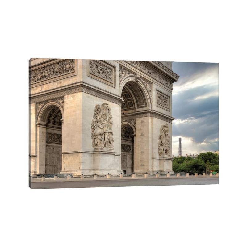 Paris Cityscape I by Alan Blaustein - Wrapped Canvas Print, 20.32 cm H x 30.48 cm W