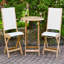 Riviera Teak Outdoor Sling Folding Dining Chair-1571867573