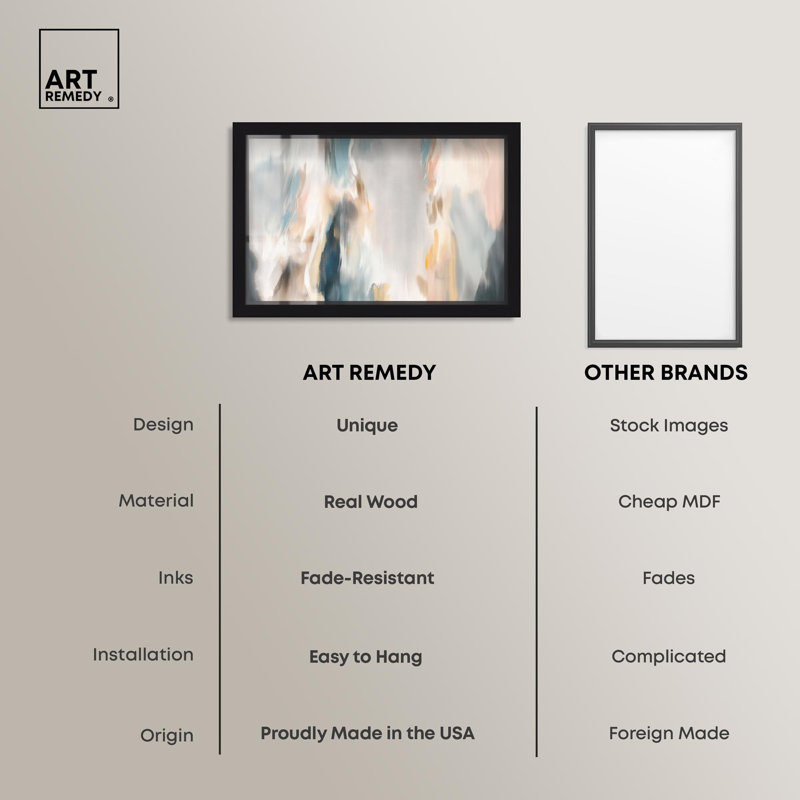 «Gilded Gorge III Shadowbox», art abstrait discret par Art Remedy, H 21 po x l 31 po, Noir