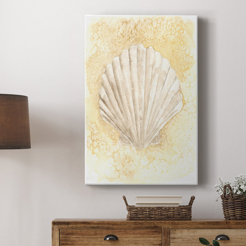 Salty Seashell II - galerie Cavas sur mesure, H 60 po x l 40 po