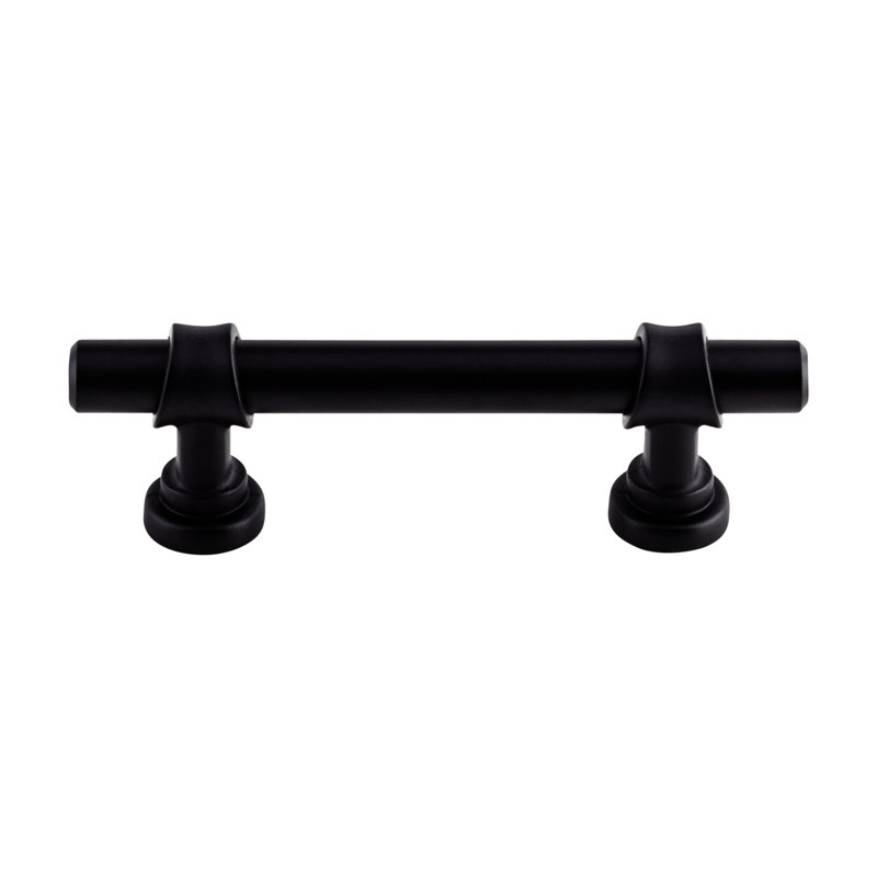 Bit 3" Center to Center Bar Pull, Flat Black, 3" Center to Center