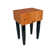 Rouge et Noir Le Bloc Prep Table with Butcher Block Top