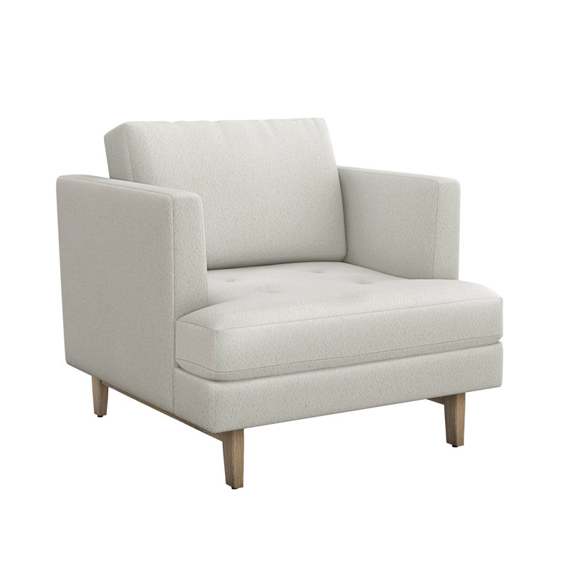 Ayler Club Chair, Icy Gray, Cameo 100% Polyester