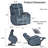 Power Lift Recliner for Seniors, 35" Snowflake Velvet, Remote, 330 lb, Side Pocket, Dark Green – Small-Space-1240747969