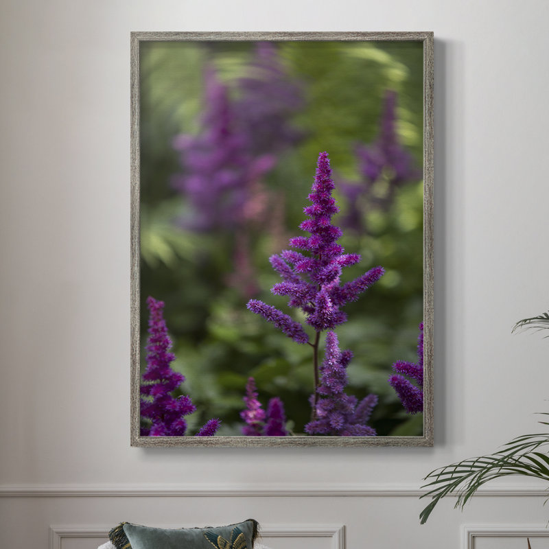 Pink Peaks, reproduction d'art encadrée - bois massif, H 30 po x l 24 po