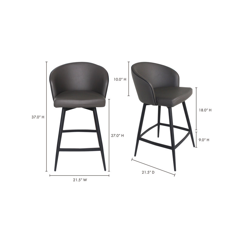 Webber 27" Bar Stool, Counter Stool (27" Seat Height)