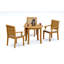 Sack Outdoor Teak Dining Set-1296483597