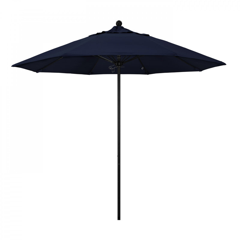 Parasol de marché 9 pi Simpson, Bleu marine-oléfine
