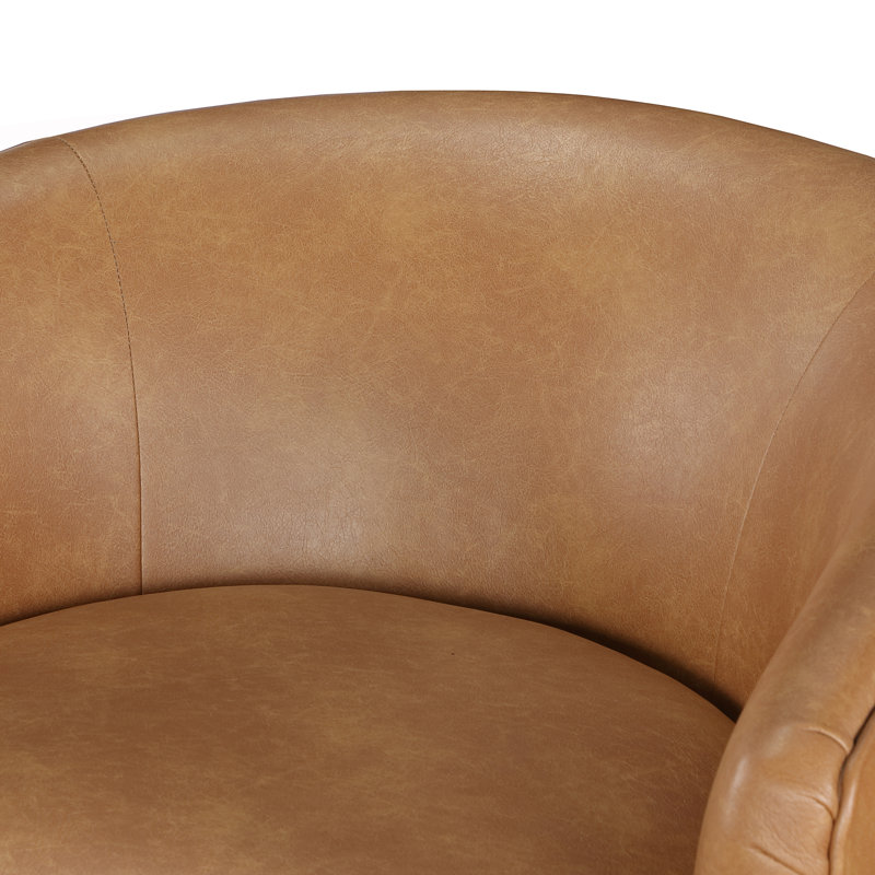 Fauteuil de chambre Barrell, Brun