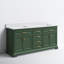 Meuble-lavabo double avec plateau en pierre artificielle Currahee-2099547475