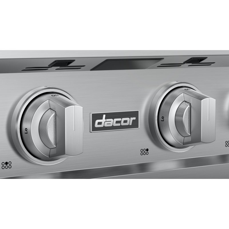 36" Gas Rangetop 6 Burners, NG/LP, Silver Stainless