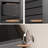 Modern Closet Island With 10 Drawers & Glass Tabletop, Wardrobe Armoire Closet With LED Lights-1965493460