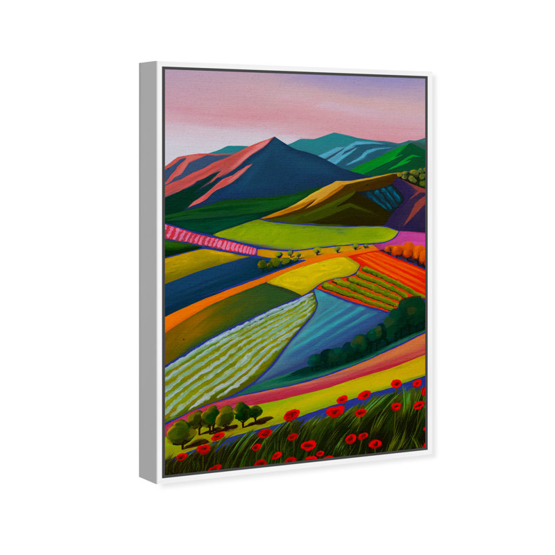 «My Bright Beautiful View», reproduction d'impression sur toile, Toile blanche encadrée, H 36 po x l 24 po x 1,5 po