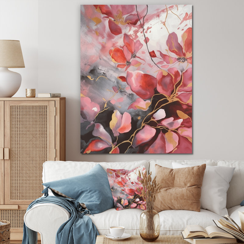 " Red Herb Elixir " Color Photography Print, 32" H x 24" W x 1" D, Wrapped Canvas