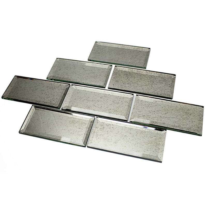 Paris Gray Beveled 3X6 Mirror Tile