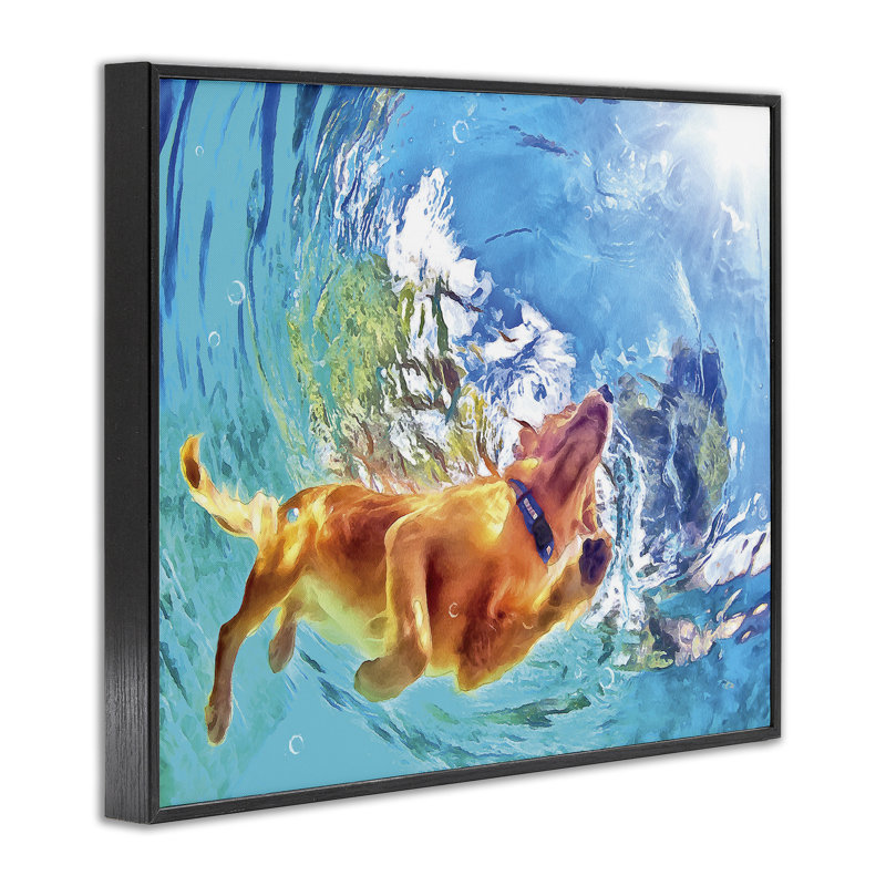 Giclée sous-marine par Masey St. Studios, Giclée encadrée noir minuit, H 24 po x l 30 po