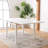 Arizona 69.5 " Extendable Rectangular with Solid Wood Base Dining Table-577858950