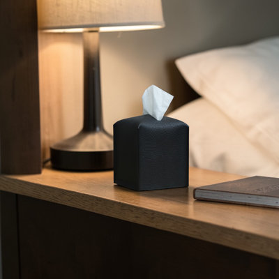 Modern PU Leather Tissue Box Cover