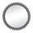 Lizabeta Solid Wood Circle Mirror-113006478