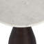 Julia Marble Pedestal End Table