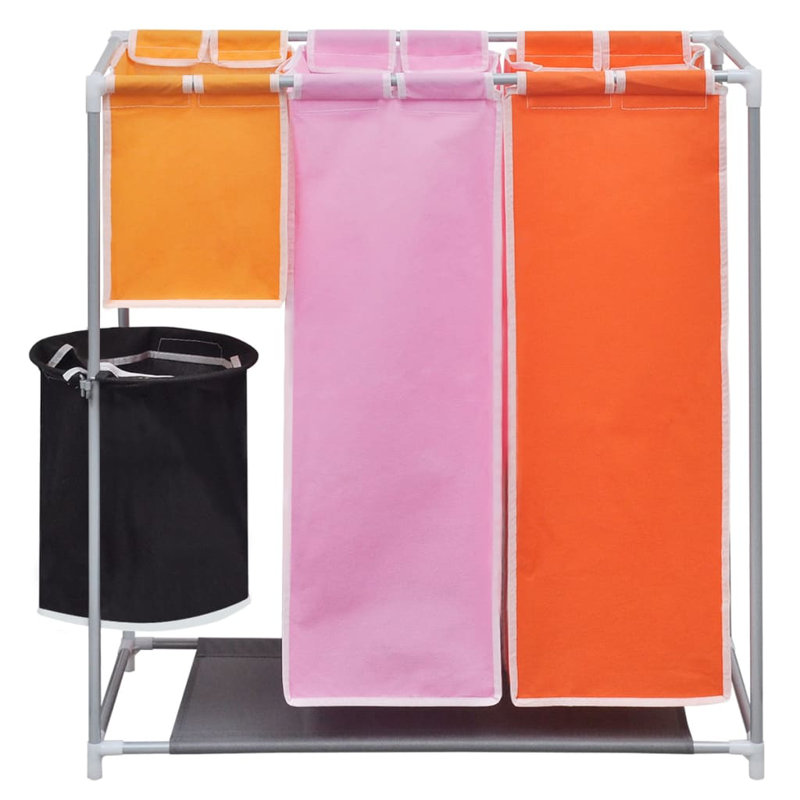 Rebrilliant trieur de linge 3 paniers 2 paniers avec bac à linge