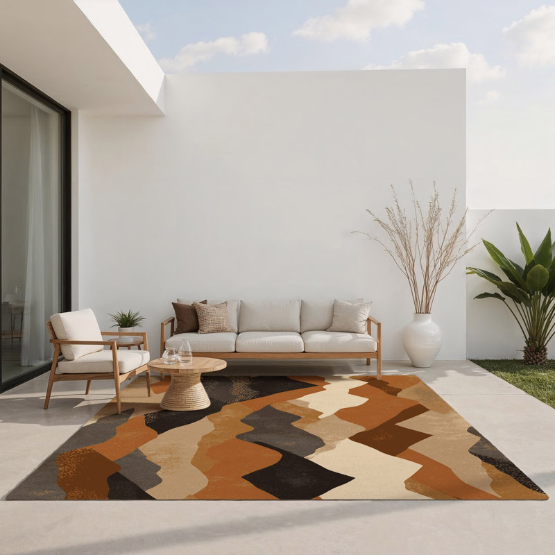 Starbound Peaks Indoor And Outdoor Area Rug, Rectangle 3' x 5'