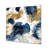 Abstract Pattern With Blue & Golden Textures II - Abstract Print on Metal-1454696225