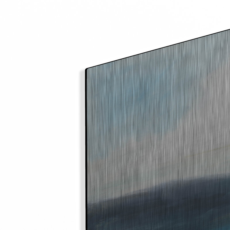 Art mural en métal Latitude Run® «Subtle Sea» par Julia Purinton, H 36 po x l 36 po