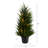 18in. Cedar Artificial Tree with LED Lights UV Resistant (Indoor/Outdoor)