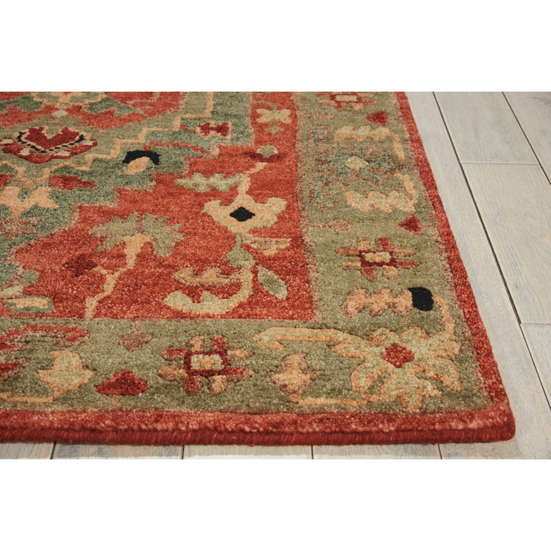Nourison Tekita Traditional Indoor Rug, Rust, 8'6" x 11'6"