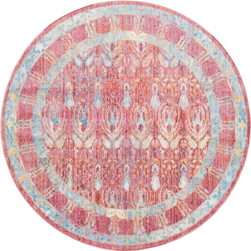 Kingston Oriental Indoor Rug, Round 6'