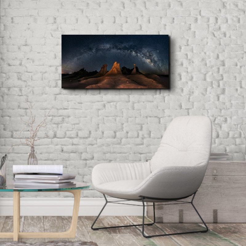 Three Wise Men - Reproduction sur toile tendue, H 15 po x l 18 po x P 1,5 po