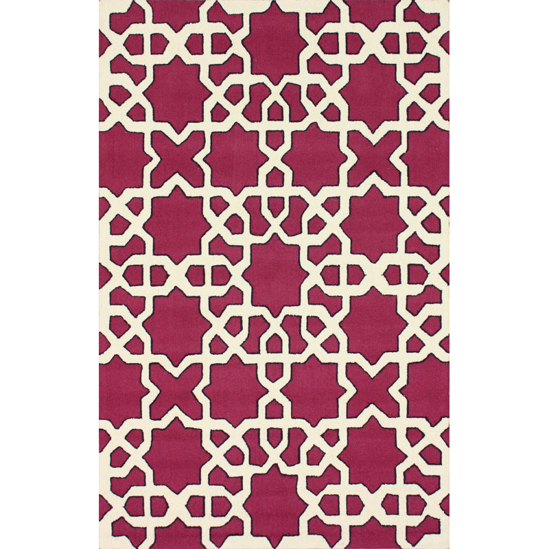 Oneil Wool Geometric Indoor Rug, 5' x 8'
