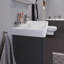 Lavabo de salle de bain mural rectangulaire en céramique avec trop-plein 29,75 "Duravit No.1
