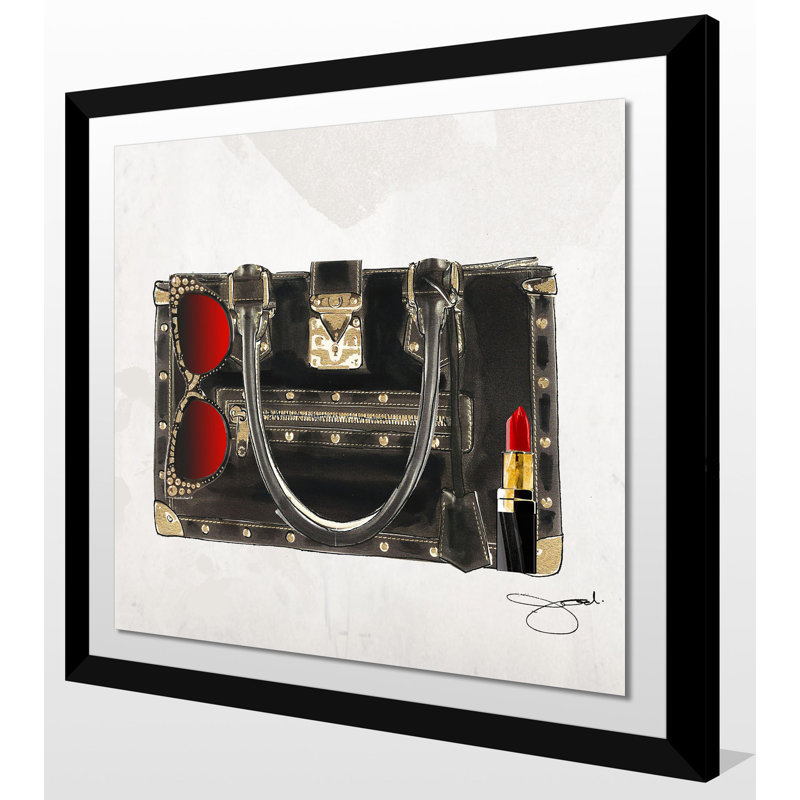 «Lady Boss», impression sur toile, H 25,5 po x l 25,5 po x P 1 po, Cadre noir