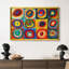 Color Study: Squares with Concentric Cercles, 1913 - Wassily Kandinsky - Toile encadrée sur mesure-322087169-322087171-322087185