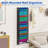 Wall File Organizer, 18-Tier Mesh Hanging Paper Document Folder Holder, Desktop Metal Files Storage Rack For Office And Home, Black