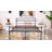 Anelis Metal Bed Frame Platform with Curved Design Headboard & Footboard-283079541-289234377