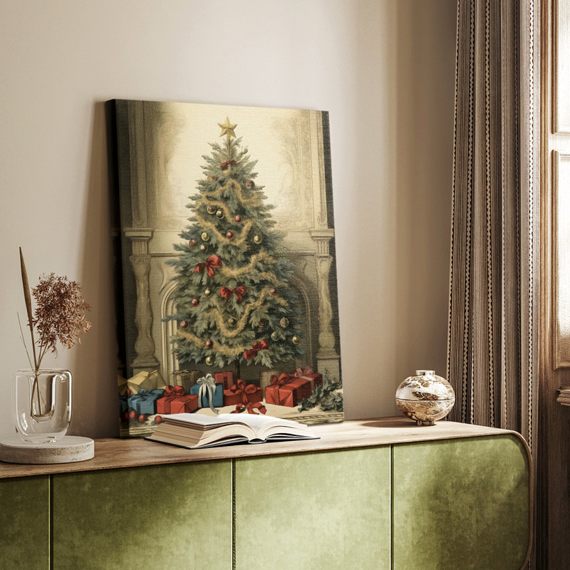 Art de Noël de Noël - galerie Cavas sur mesure, H 60 po x l 40 po