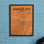 Kansas City Map - No Frame Print-991388138