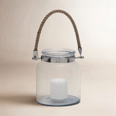 Glass Lantern Candle Holder
