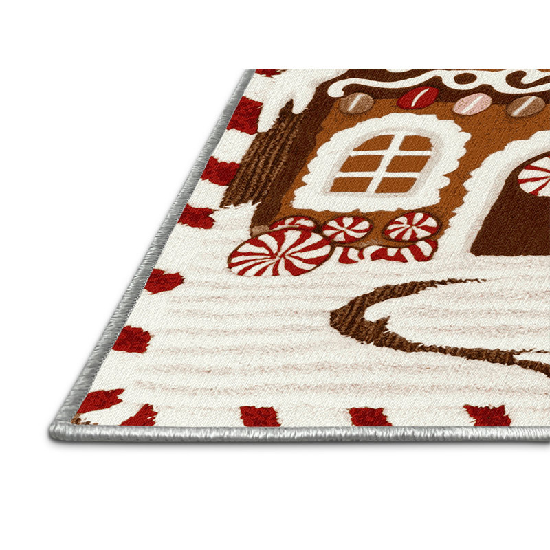Tapis lavable en pain d'épices maison Desserts, Carré 8 pi