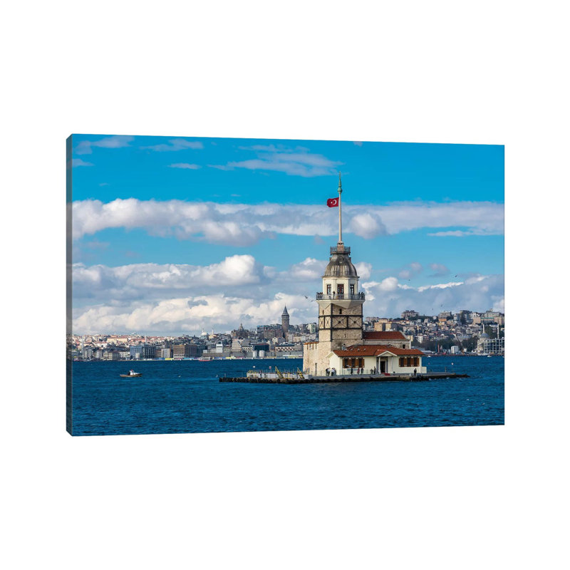 Maiden Tower, Istanbul by Nejdet Duzen - Wrapped Canvas Print, 66.04 cm H x 45.72 cm W x 3.175 cm D