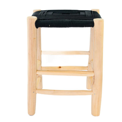 Tabouret d'appoint en bois massif