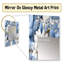 Motif victorien Holley Coastal Victorian Tranquility - miroir décoratif floral, miroir mural Cottage-2094532487
