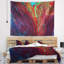 Tapisserie mélange de peinture en acrylique rouge foncé-28501967