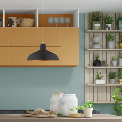 Luminaire suspendu en forme de dôme à 1 lumière Alysen